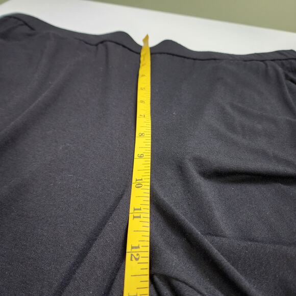 Eileen Fisher Womens System Viscose Jersey Easy Size Large Black Ankle Slouchy - Picture 10 of 12